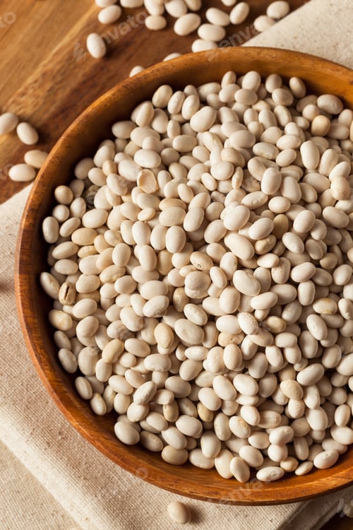 Preview: Raw Organic White Navy Beans