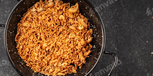 Preview: Fried onion crispy onions appetizer vegetables dish fresh delicious gourmet food background