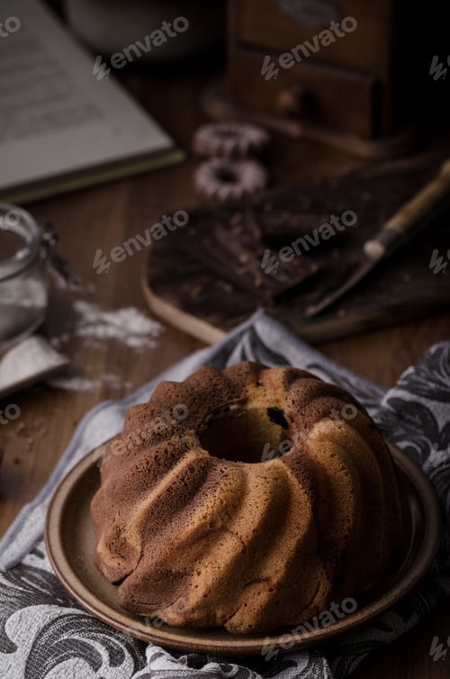 Preview: Monkey bread with chocolate, food photography