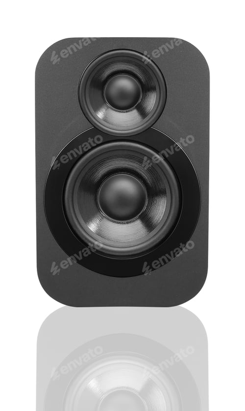 Preview: audio speaker isolated on white