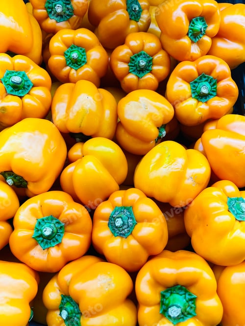 Preview: Orange bell peppers.