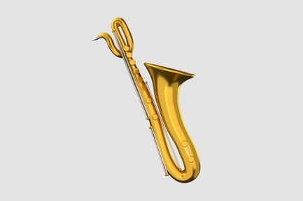 Preview: Saxophone 3D Illustration