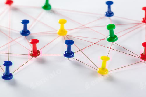 Preview: Network with pins