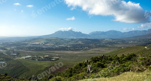 Preview: Hottentots Holland Nature reserve, Mountain range South Africa,