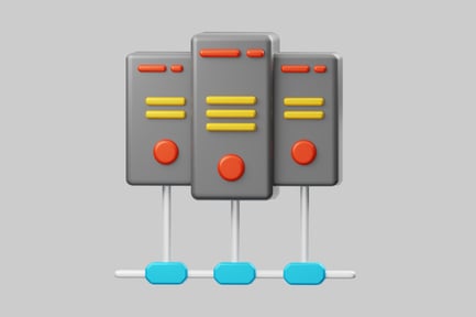 Preview: Server rack cartoon style