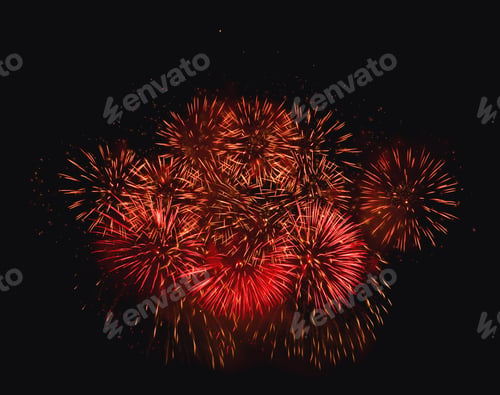 Preview: Brightly Colorful Fireworks