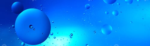 Preview: panoramic shot of abstract creative background from mixed water and oil