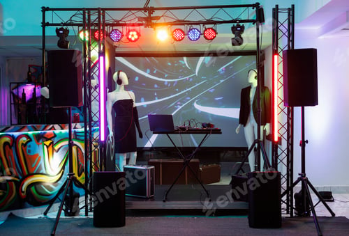 Preview: Dj equipment for music concert in club