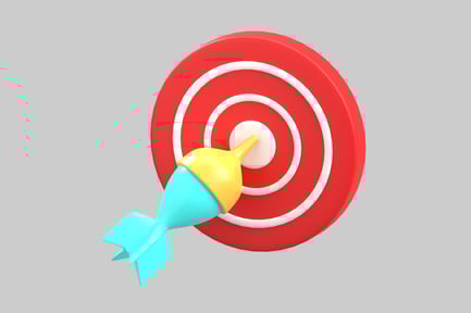 Preview: Stylized target with bullseye and arrow