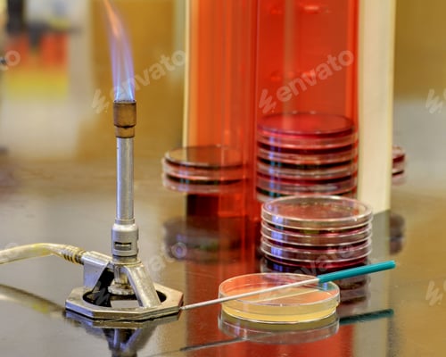 Preview: Equipment in a microbiology lab