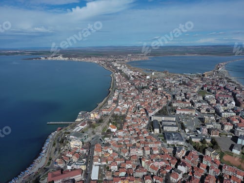 Preview: Сity of Pomorie, which is located on the peninsula of Bulgaria and is washed by the Black Sea