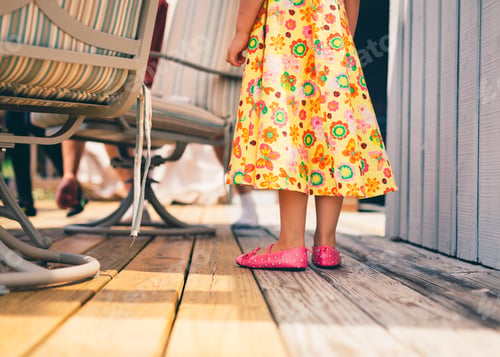 Preview: Little girl with cute dress.