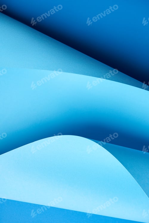 Preview: creative bright blue abstract paper background