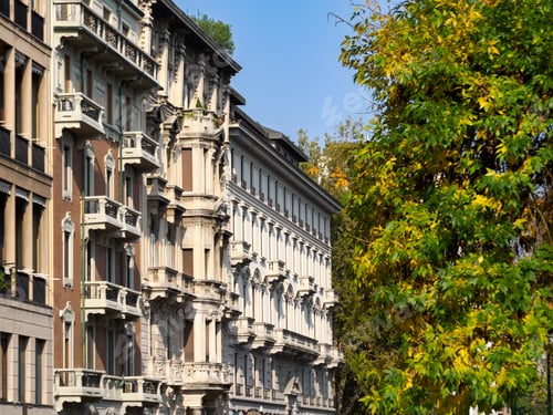 Preview: Via Agostino Bertani, historic street of Milan near the Sempione Park