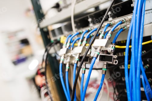Preview: Portrait of professional networking hardware used by isps