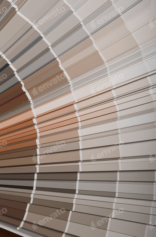 Preview: Color samples palette design catalog.
