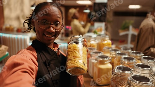 Preview: POV merchant promoting her zero waste eco store business
