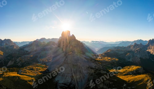Preview: Rocky ranges and wide highland around Tre Cime di Lavaredo