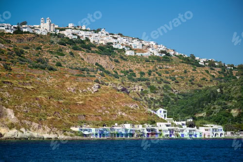 Preview: Klima and Plaka villages on Milos island, Greece