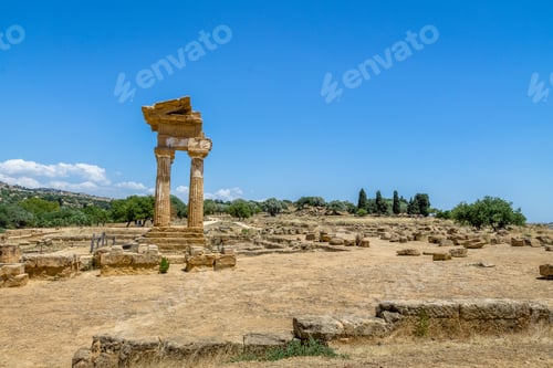 Preview: Temple of Castor and Pollux in the Valley of Temples - Agrigento, Sicily, Italy