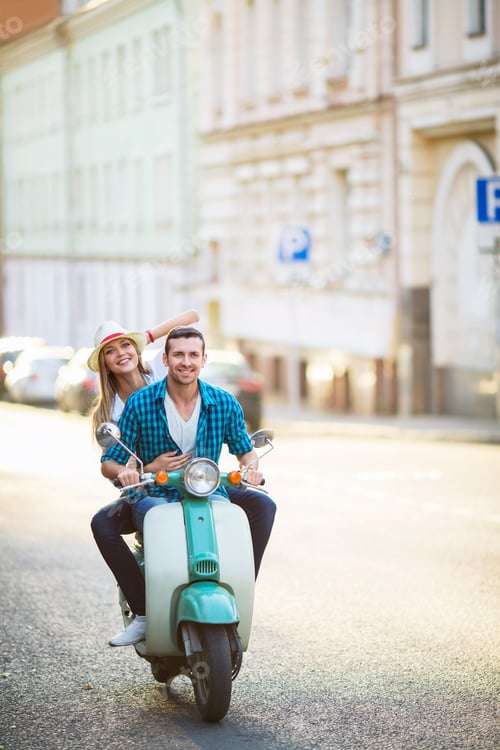 Preview: On a scooter