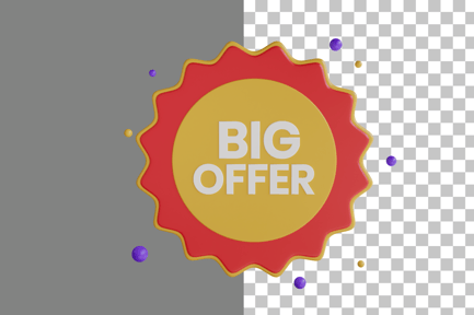 Preview: Big Offer 3D Icon