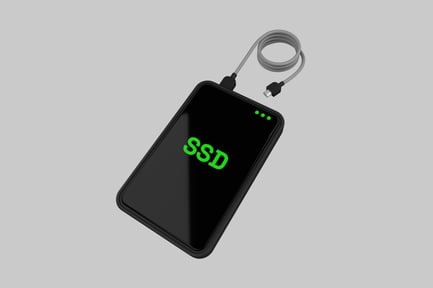 Preview: External SSD 3D Illustration
