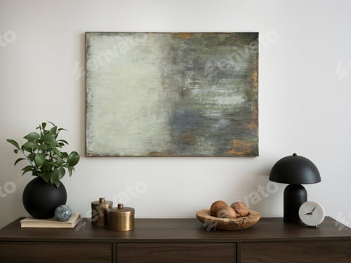 Preview: The stylish compostion at living room interior