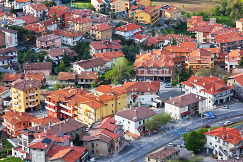 Preview: Modern San Marino Suburban districts view from above