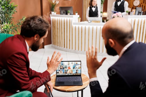 Preview: Management team attend videocall