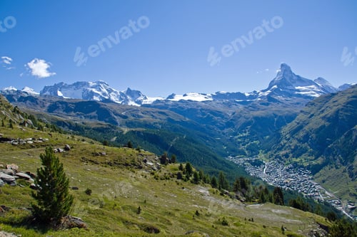 Preview: Zermatt with Matterhorn, Castor and Pollux
