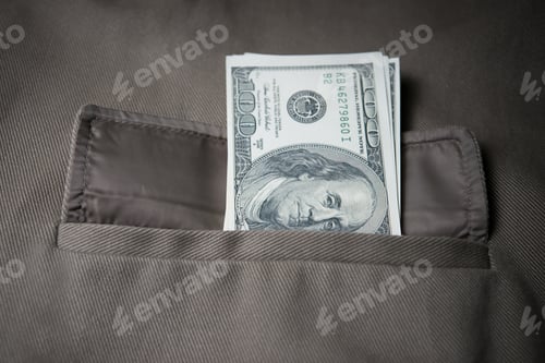 Preview: Dollar money in pocket
