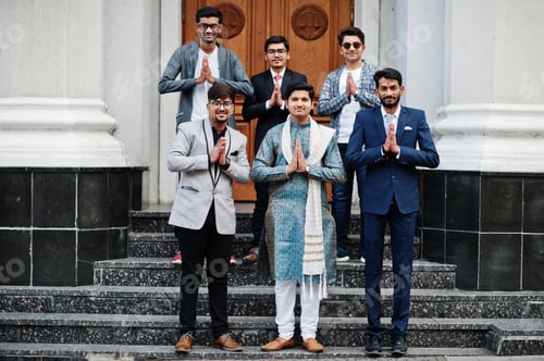 Preview: Group of south asian indian man
