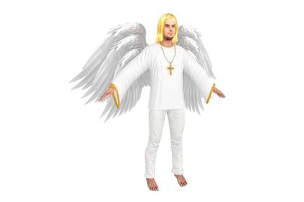 Preview: Winged Seraphim with Cross