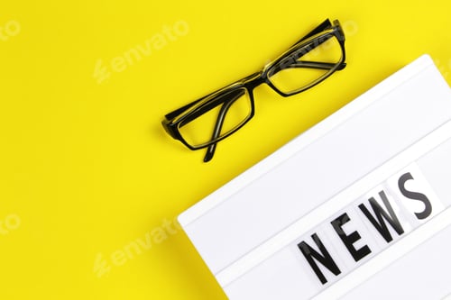 Preview: News word on lightbox