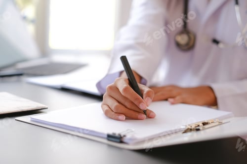 Preview: Doctors at hospital working in the doctor office.