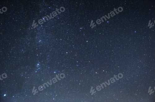 Preview: Photo of beautiful blue night sky filled with stars