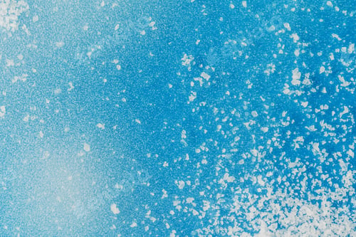 Preview: Winter icy blue background with snow, copy space