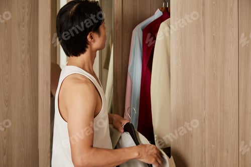 Preview: Man Choosing What to Wear