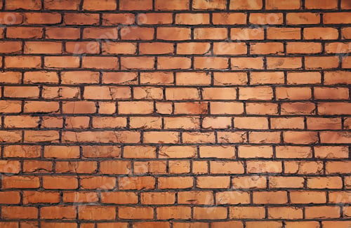 Preview: Rough brown brick wall background texture
