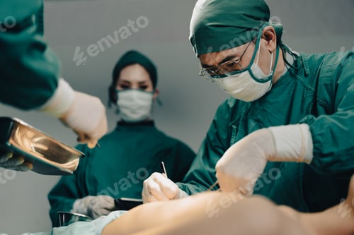 Preview: Medical Professionals Performing Surgery in Hospital Operating Room