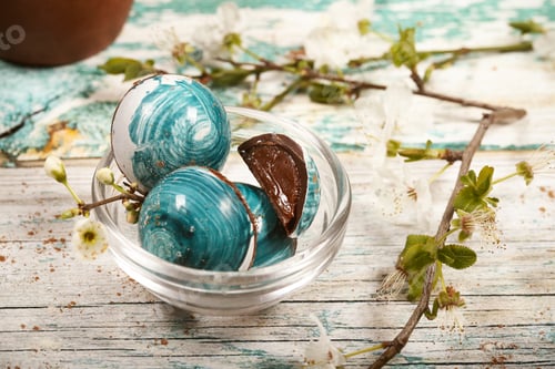 Preview: Chocolates Bright Chocolate Lie On The Table
