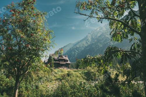 Preview: Tatra National Park, Poland. Small Mountains Lake Zabie Oko Or Małe Morskie Oko In Summer Morning