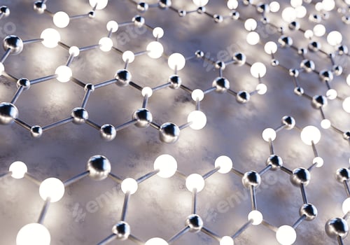 Preview: Abstract plexus geometry background. 3D rendered illustration.