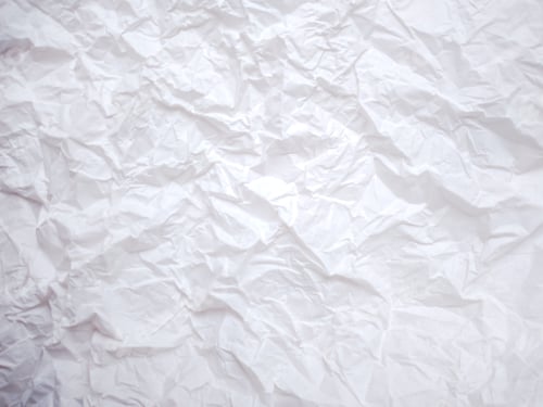 Preview: Crumpled White Paper Texture Background Close Up