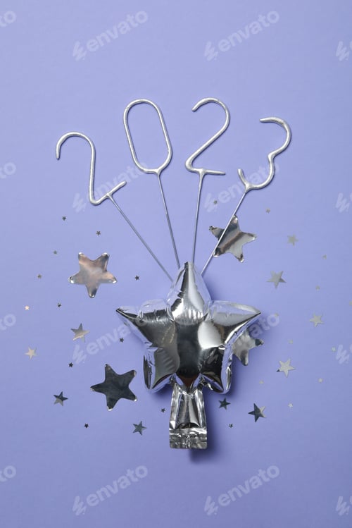Preview: Concept of Happy New Year 2023, Happy New Year composition