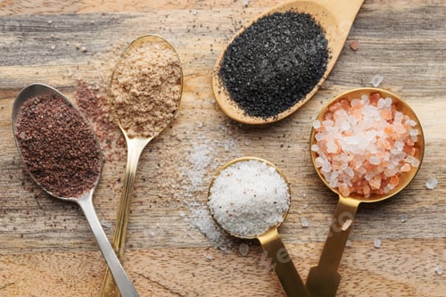 Preview: Spoons with assorted speciality salt