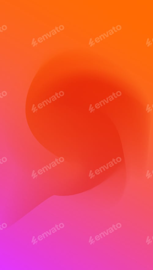 Preview: Orange and pink smooth gradient abstract background. Vertical template for digital social media post