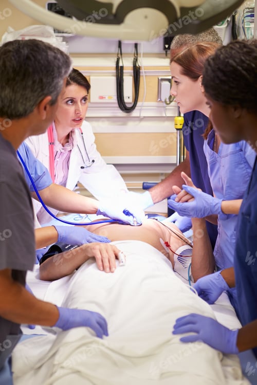 Preview: Medical Team Working On Patient In Emergency Room