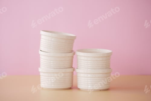 Preview: white color ceramic bowl on table
